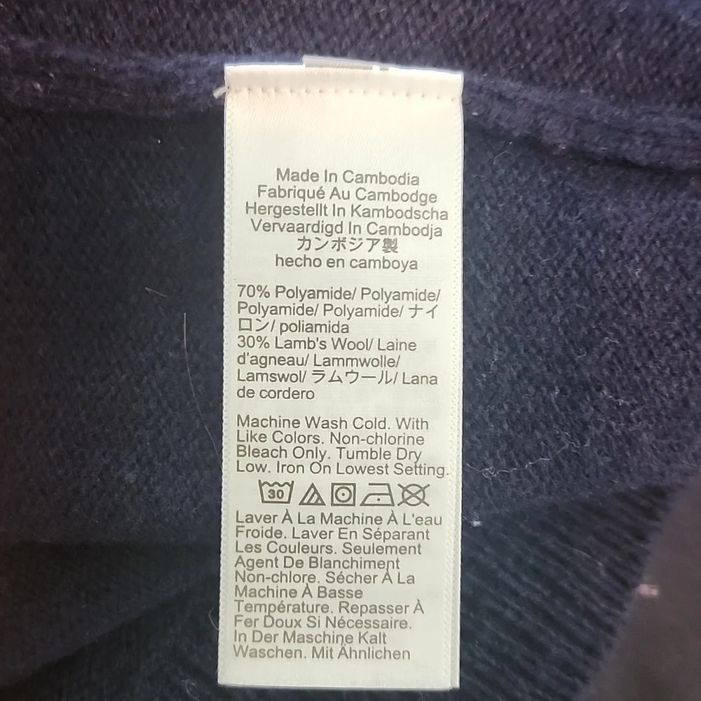 J.crew Men's Black V-Neck Sweater Vest